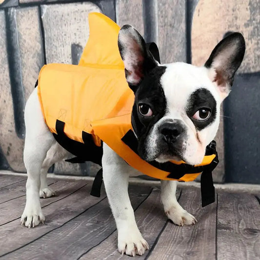 Summer Dog Life Vest Shark Pet Life Vest Jacket Dog Clothes Dog Safety Swimwear Pets Safety Swimming Suit Boating Dogs Clothes