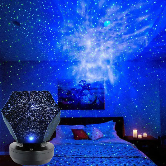 Starry Sky Night Light USB Rechargable Celestial Star Lamp Cosmos Decor Projector Astro Dropshipping Romantic Sky I0Z3